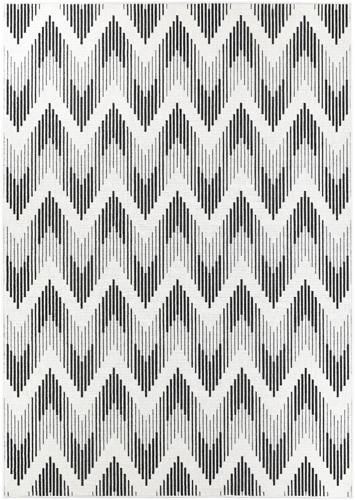 Phoenix Black White Rug 20471-963