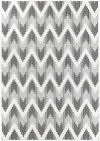 Phoenix Black White Rug 20471-963