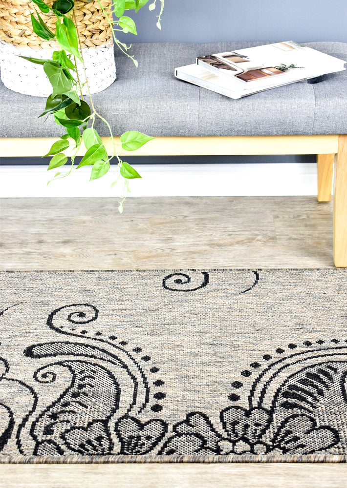 Bondi Runner Beige Grey Rug 2902-J48H
