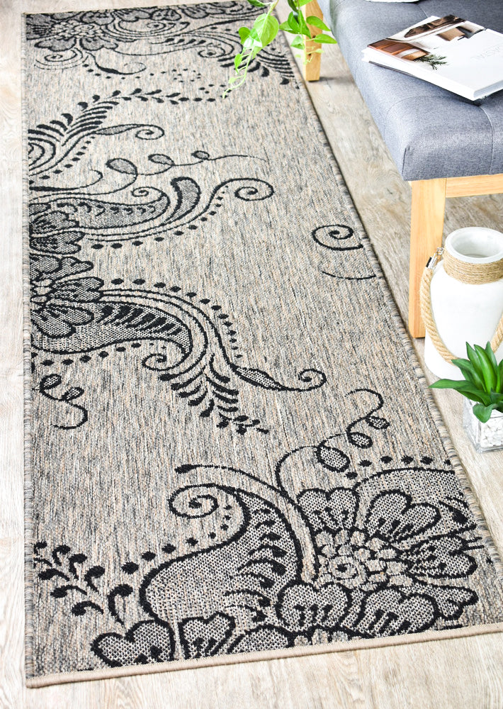 Bondi Runner Beige Grey Rug 2902-J48H