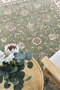 Leonardo Green Rug 55368 4464