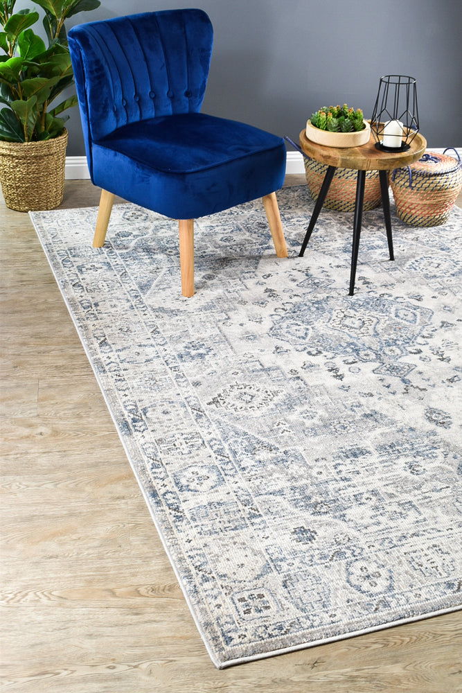 Amara Blue L.Grey Rug 0320C