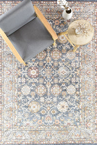 Amara Dark Blue Rug A156A