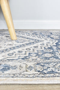 Amara Cream Blue Rug A161A