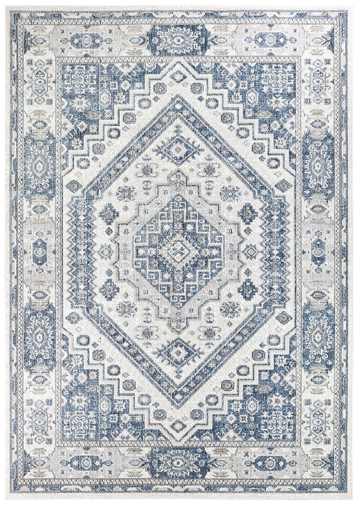 Amara Cream Blue Rug A161A