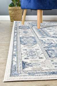 Amara Cream Blue Rug A161A