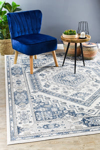 Amara Cream Blue Rug A161A
