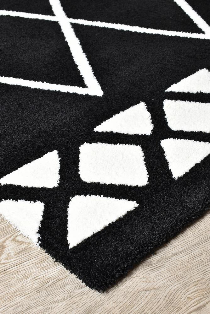 Mishka Berber Black White Rug 63207-630