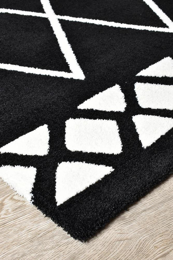 Mishka Berber Black White Rug 63207-630