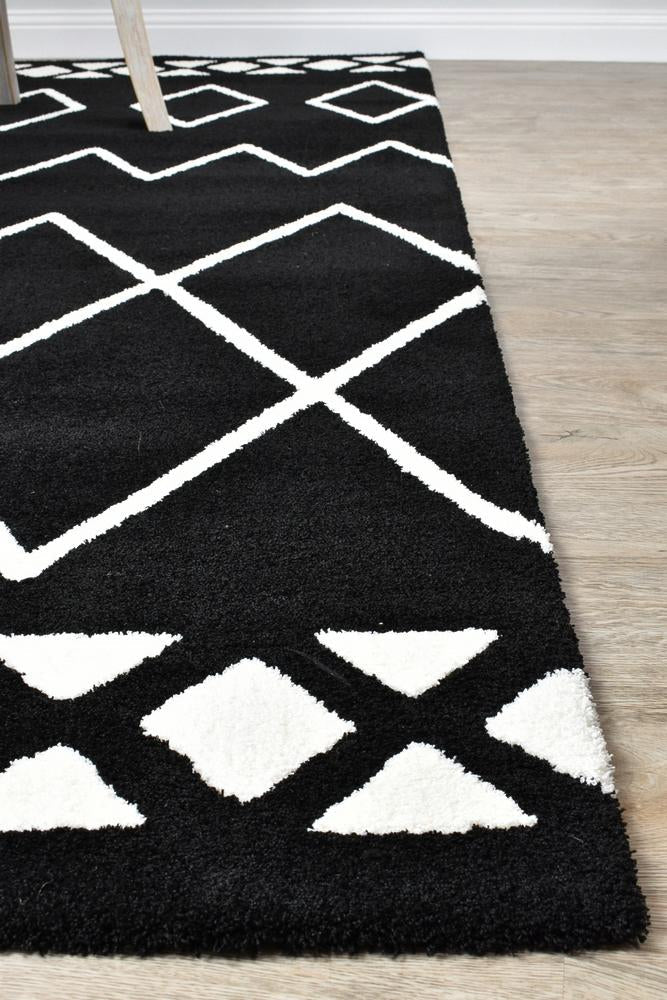 Mishka Berber Black White Rug 63207-630