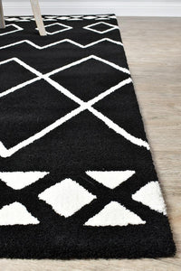 Mishka Berber Black White Rug 63207-630