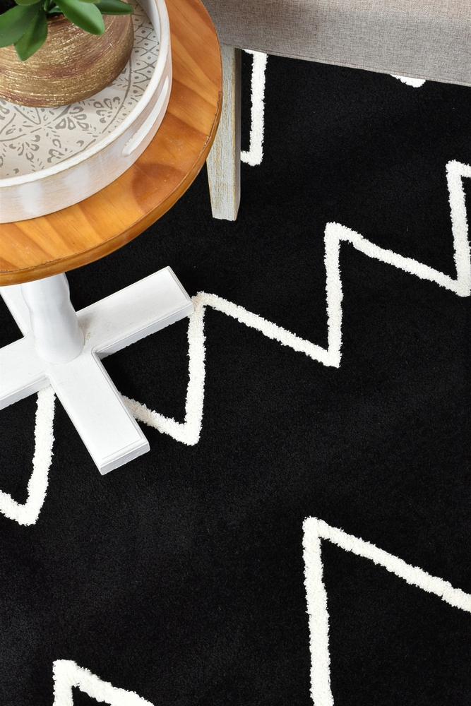 Mishka Berber Black White Rug 63207-630