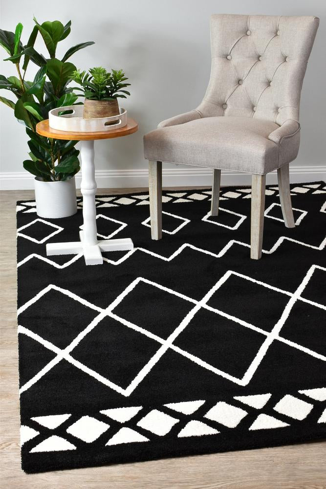 Mishka Berber Black White Rug 63207-630