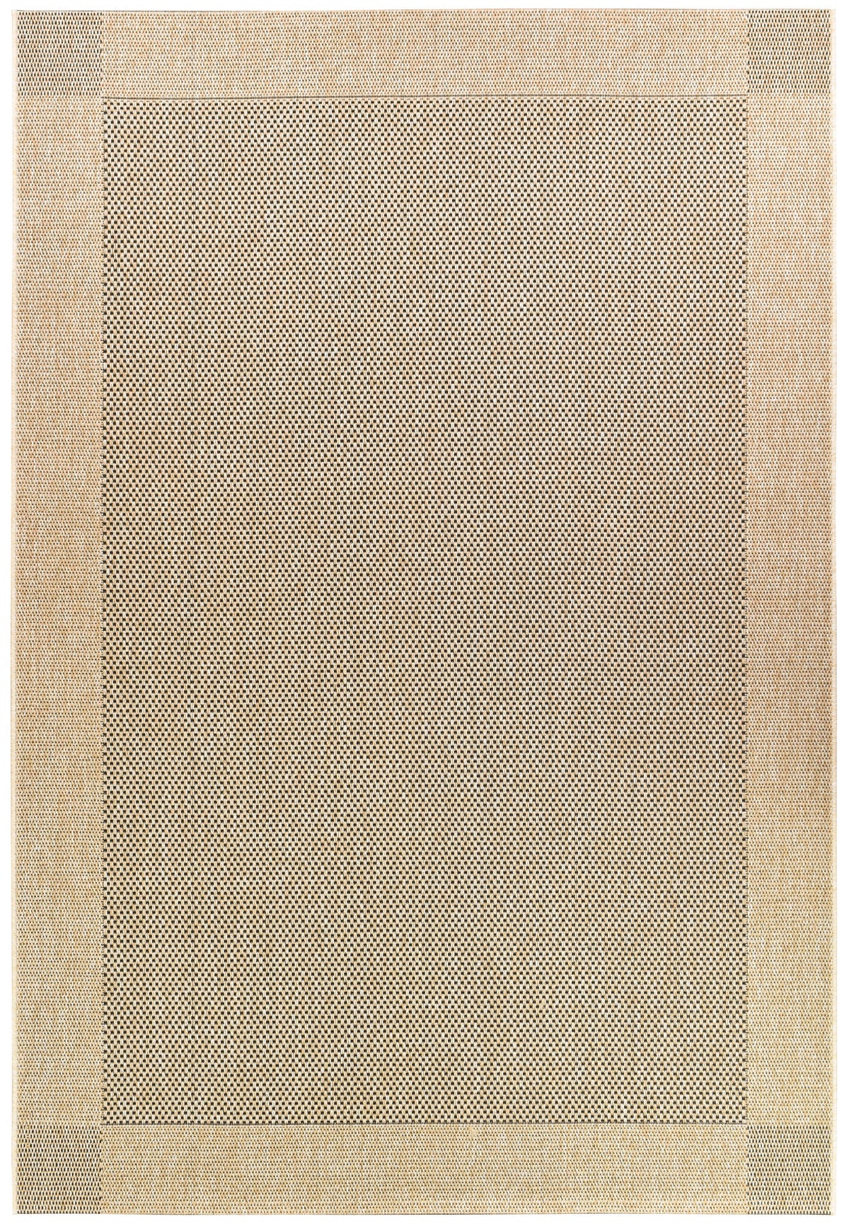 Seychelles Sisal Sisal Sand Black Rug 3900-820