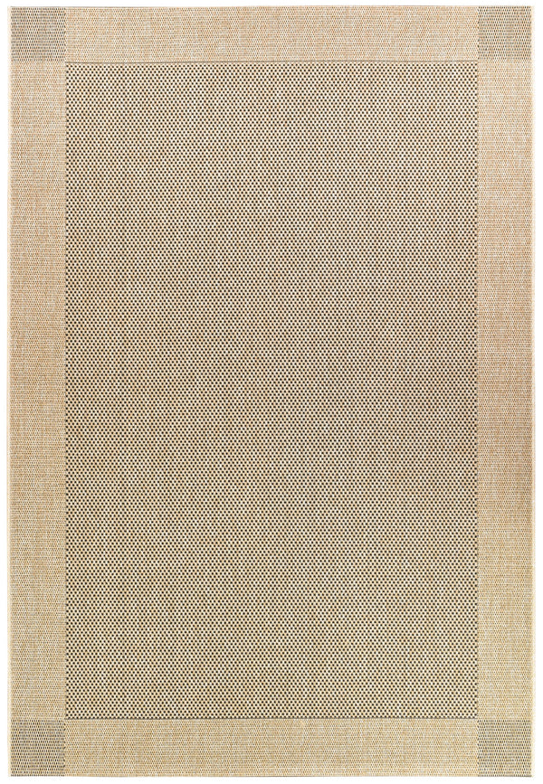 Seychelles Sisal Sisal Sand Black Rug 3900-820