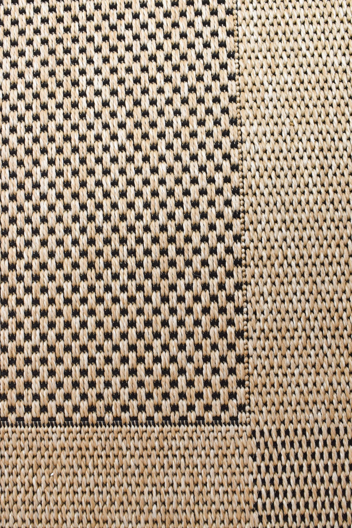 Seychelles Sisal Sisal Sand Black Rug 3900-820