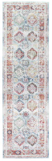 Cappadocia 0414A Tile Grey Runner Rug