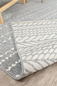 Phoenix Grey White Rug 20469-302