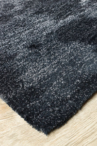 Ombre Shaggy Black Grey