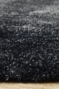 Ombre Shaggy Black Grey