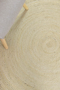 Round Jute Beige