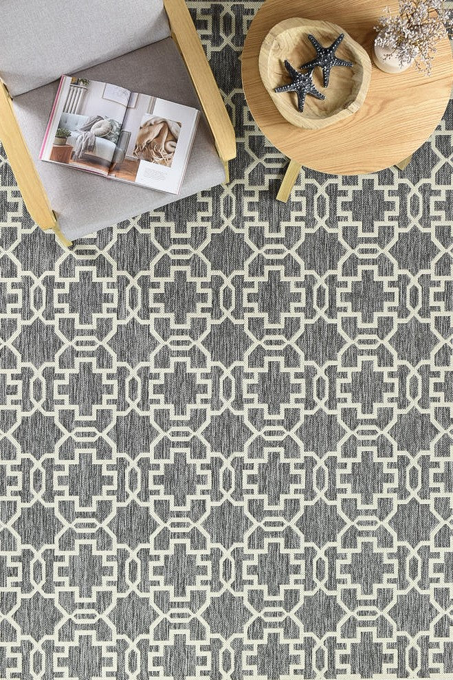 Bondi Grey Cream Rug 208-GU6E