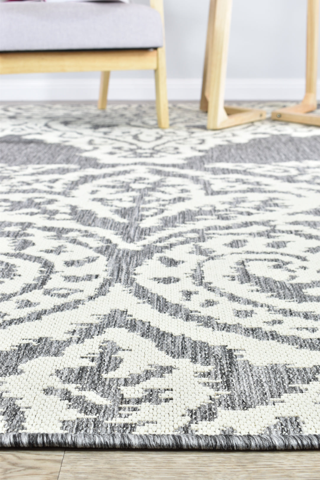 Bondi Grey Cream Rug 5605-GU6E