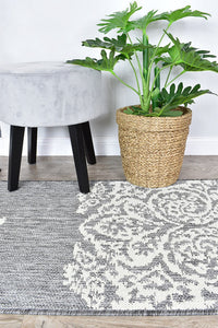 Bondi Grey Cream Rug 5605-GU6E