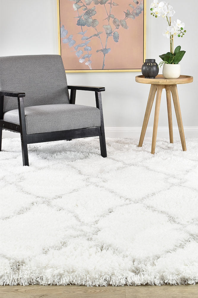 Sienna White Rug 8744A