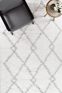 Sienna White Rug 8744A