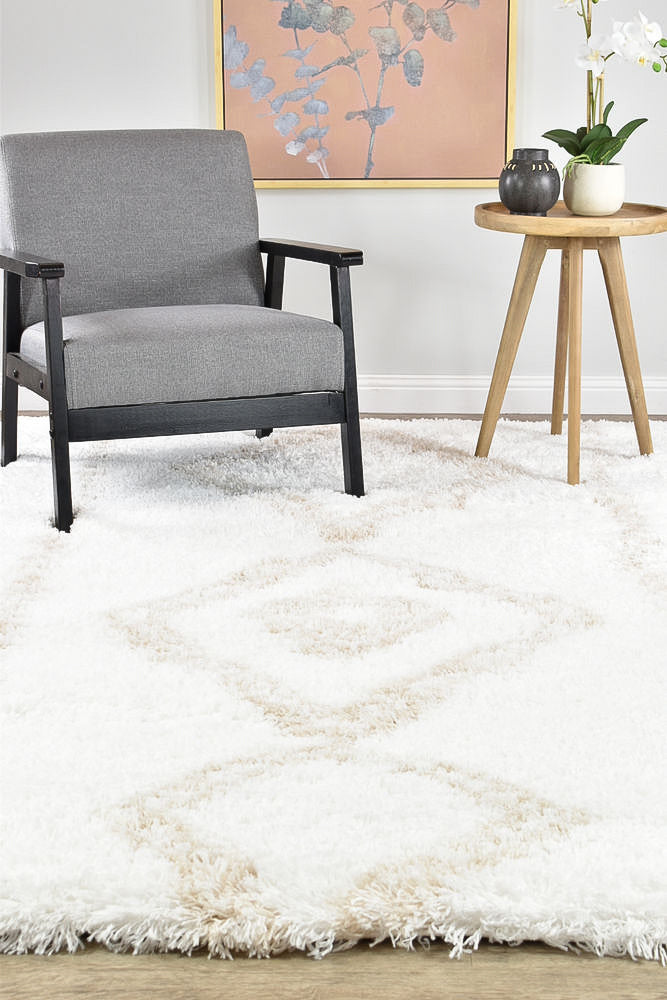 Sienna Beige White Rug 8745A