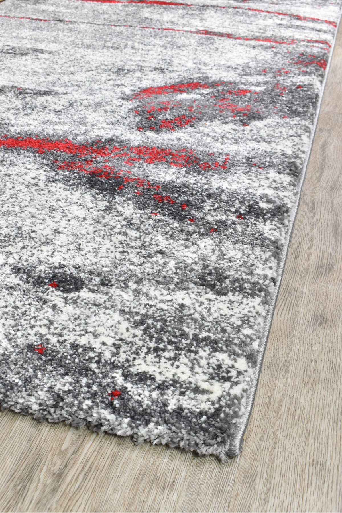 Lagos 176 Grey Red Rug