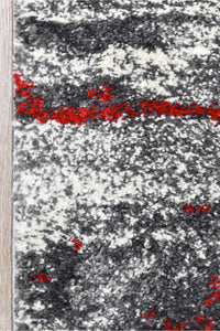 Lagos 176 Grey Red Rug