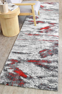 Lagos 176 Grey Red Rug