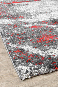 Lagos 176 Grey Red Rug