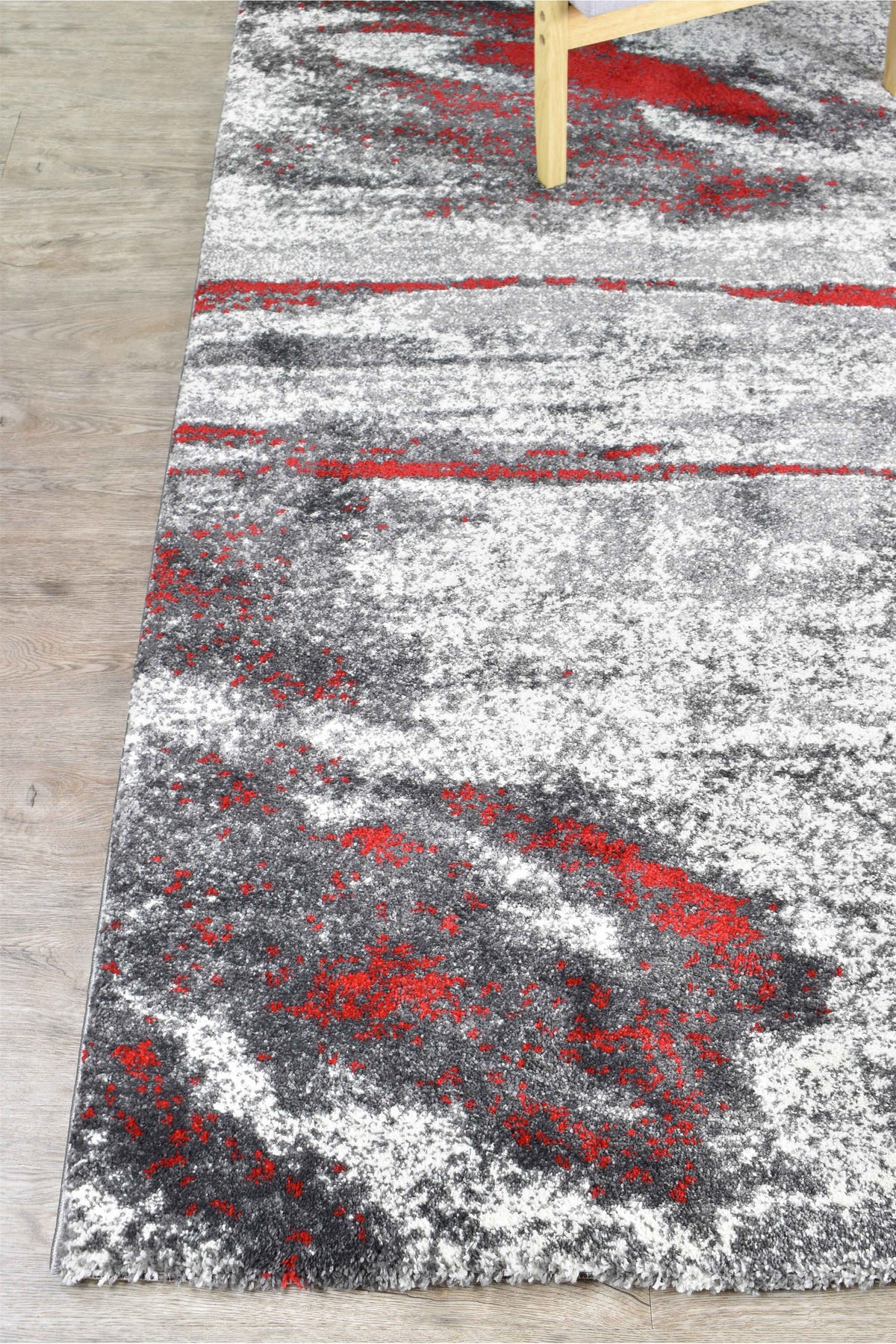 Lagos 176 Grey Red Rug