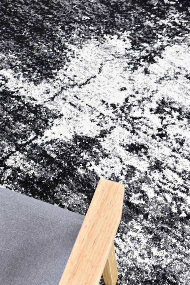 Lagos 651 Black White Rug