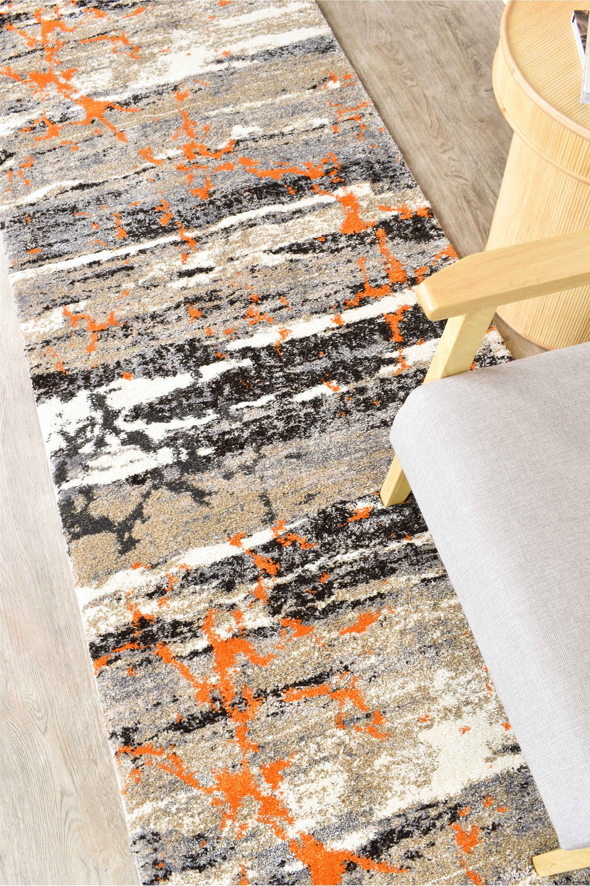 Lagos 696 Beige Orange Rug