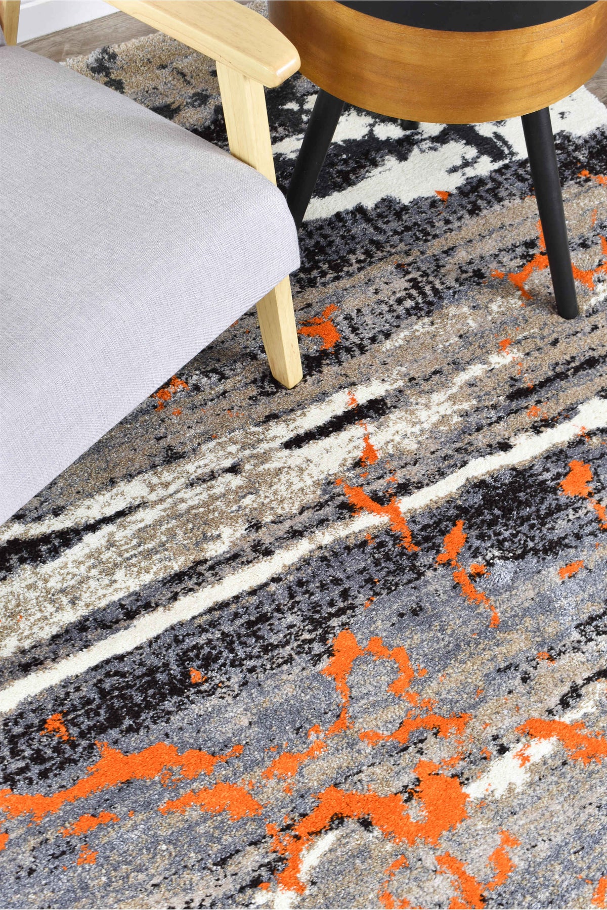 Lagos 696 Beige Orange Rug