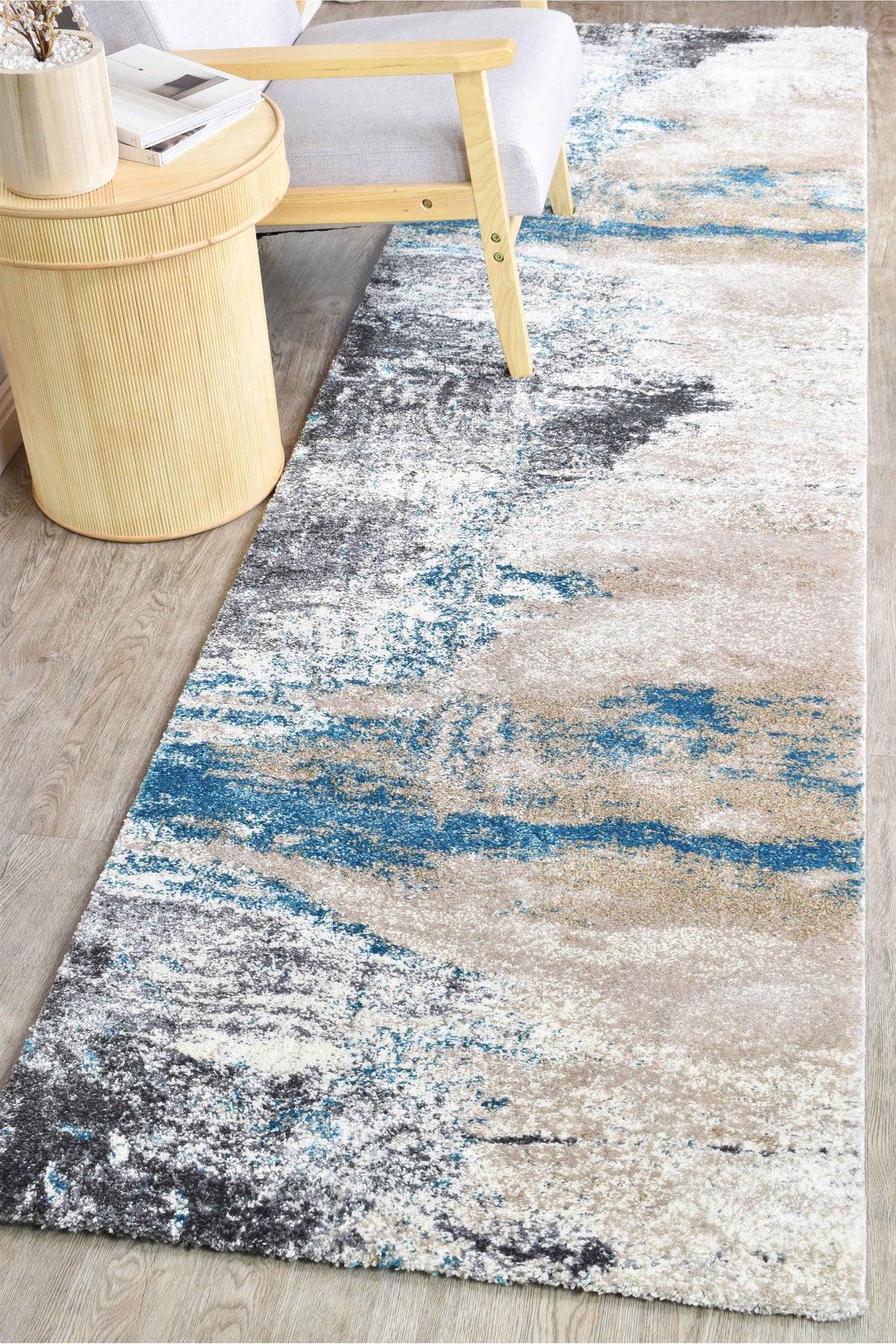 Lagos 854 Beige Turquoise Runner