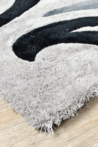 Atlanta Black Grey Rug 883