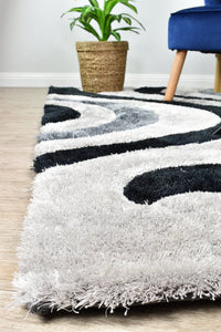 Atlanta Black Grey Rug 883