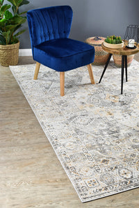 Amara Grey Mustard Rug 0320C