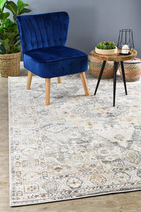 Amara Grey Mustard Rug 0320C