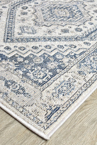 Amara Cream Blue Rug A161A