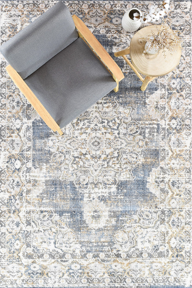 Amara Dark Blue Rug 0318A