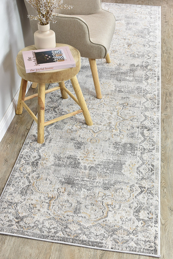 Amara L.Grey Runner Rug 0318A