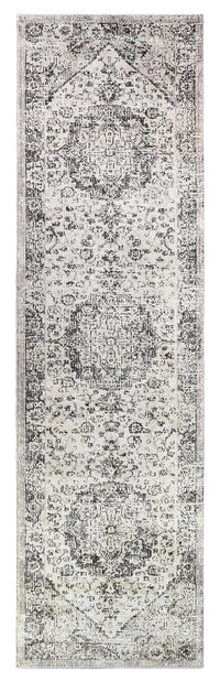 Amara Grey Runner Rug 0321B