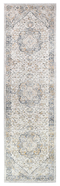 Amara Blue Grey Runner Rug 0321B