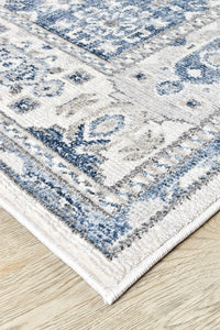 Amara Cream Blue Rug A161A